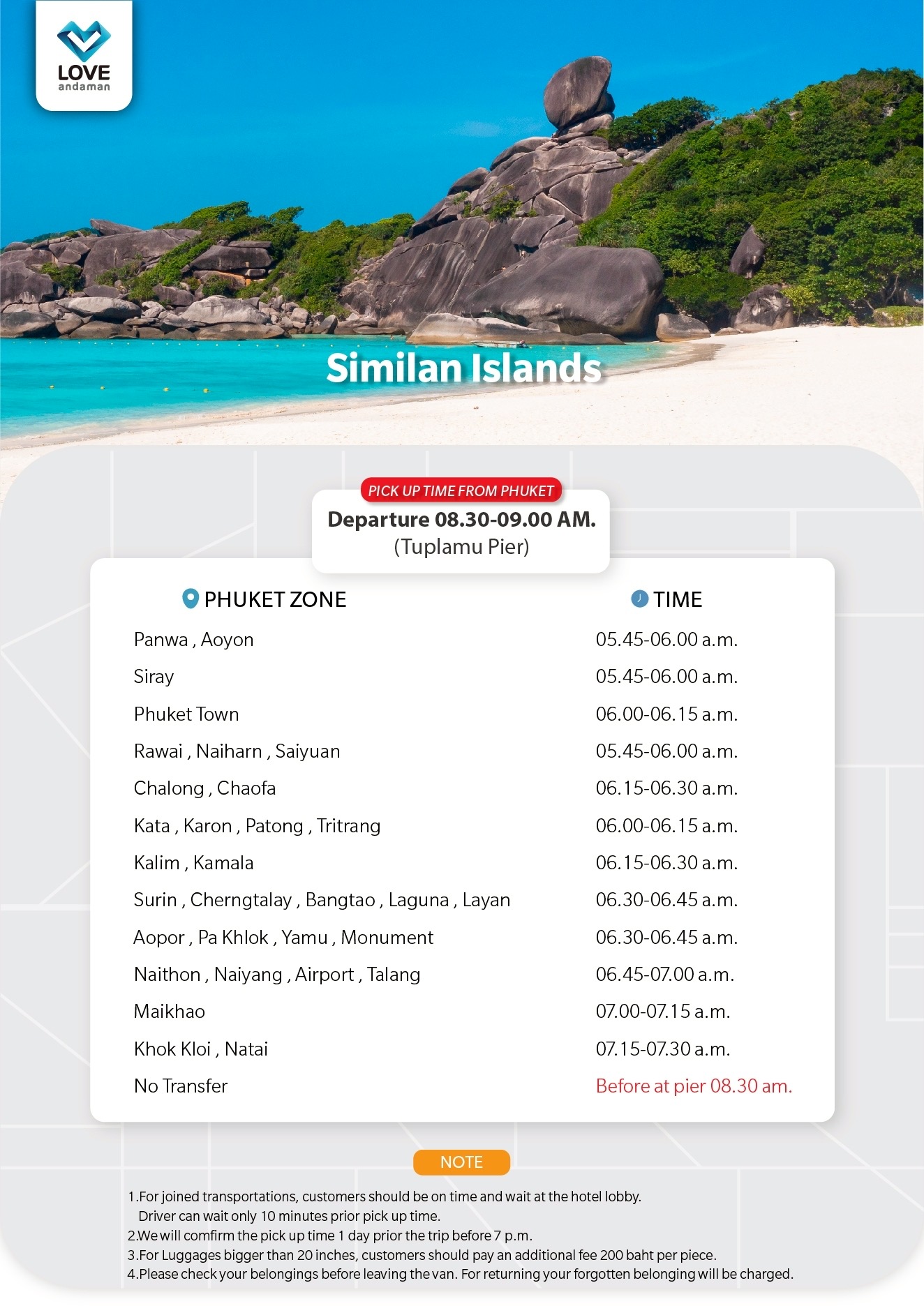 Similan Islands Tour from Khaolak by Speedboat