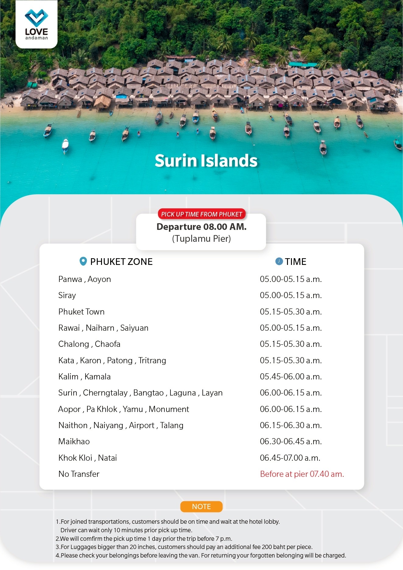 Day Trip Snorkelling  Surin Island from Phuket
